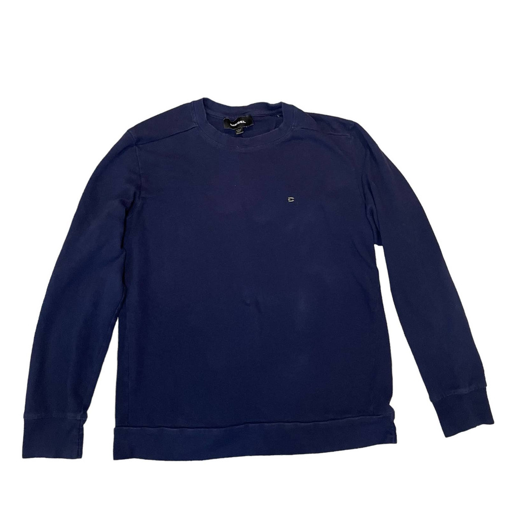 Diesel Navy Long Sleeve Shirt Mens Size L